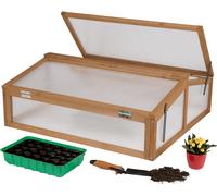 Serra Fredda Legno Telaio Casella Aiuola Alta Fioriera 90x82cm