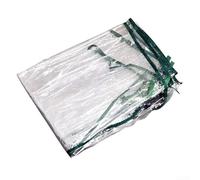 Serra in PVC trasparente per proteggere le piante, protegge dalle intemperie, per piccoli terrazzi e giardini (trasparente)