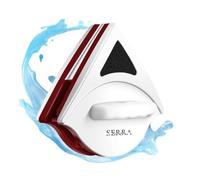 Serra - Lavavetri magnetico 5-15 mm pulisci vetri magnetico doppio vetro Spazzola di pulizia vetri esterni lava vetro sicuro con cordino panno in microfibra Per Finestre, Vetrate e Lucernari