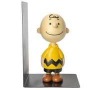 Serra-libri con figurina collezione Blogo Peanuts Snoopy, Charlie Brown (18 cm)