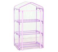 Serra per Piante Azalea con 3 Ripiani Ibiscus Cm 70X50X125 in Kit Montaggio