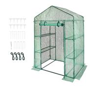 Serra Portatile con Ripiani da Giardino Carico 15 kg 141 x 74,5 x 205 cm