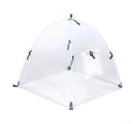 Serra portatile per esterni, resistente, in polietilene, protezione per le piante, con tetto a punta quadrilatero, antivento, per neve, pioggia, giardino, ortaggi, fiori, 60 x 60 x 60 cm