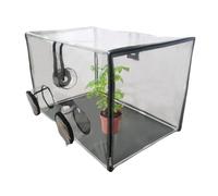 serra portatile trasparente 31,5x19,69x19,69 pollici Capannone per la coltivazione di funghi con 3 aperture Vedove Giardinaggio Regali donne Uomini