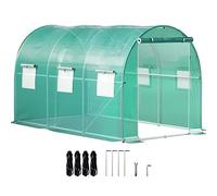 Serra walk-in 3,7x2 m Tunnel Planter Grow Tent Telaio zincato 12 x 7 x 7 ft Serra portatile for piante