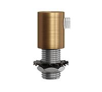Serracavo cilindrico Creative-Cables in metallo bronzo satinato 2 pezzi - SERM1OTSX2