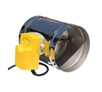 Serranda dell'aria 3 posizioni 220 V - Valvola di sfiato motorizzata 4N for condotti HVAC Diametro della valvola di sfiato dell'aria motorizzata - 80 100 125 150 200 mm(80mm)