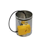 Serranda dell'aria Valvola di ritegno elettrica in acciaio inox da 220 V, controllo del volume dell'aria a 3 posizioni, valvola motorizzata for condotto, interruttore a tre vie(YT-200)