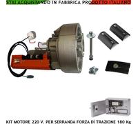 SERRANDA ELETTRICA 180 KG MOTORE 220 V 1 BLINDINO 1 ELETTROFRENO SERRANDA