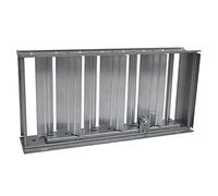 Serranda in alluminio regolabile per bocchetta 300x150 mm