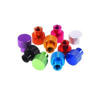 Serrare i dadi zigrinati, Dadi zigrinati a passo alto in alluminio anodizzato con serraggio manuale, M3-M10, 2 pezzi(Pink,M6)