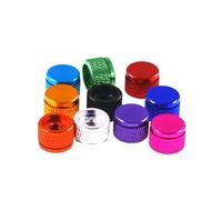 Serrare i dadi zigrinati, Dadi zigrinati con foro cieco M3 M3.5 M4 Manopole for impugnatura in lega di alluminio(R blue,M3.5 5PCS)