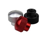 Serrare i dadi zigrinati, Dadi zigrinati in lega di alluminio M3-M6-D16*15mm, 1 pz.(Red,M4)