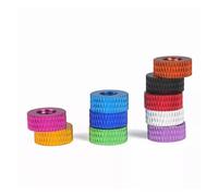 Serrare i dadi zigrinati, Dado zigrinato in lega di alluminio anodizzato colorato M2-M4, 2~5 pezzi(R blue,M3 3Pcs)