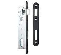 Serratura 90/22 per cilindro profilato con contropiastra