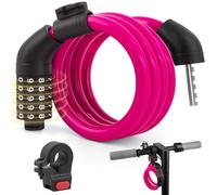 Serratura a 5 cifre per bicicletta bike cable locks 5-digit bike lock Serratura a combinazione antifurto di alta sicurezza con grillo Serratura a combinazione impermeabile per Xiaomi/Ninebot