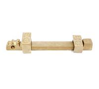 Serratura a barilotto scorrevole con chiavistello in ottone, fibbia for porta, serratura antica for porte, finestre, recinzioni(21.3cm)
