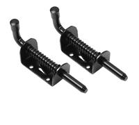 serratura a bullone in acciaio inossidabile, perno a fermo con molla in acciaio inossidabile 304 da 5 pollici per serratura a chiavistello della porta dell'armadio(2pcs)