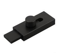 Serratura a bullone in lega di alluminio senza installazione perforata progettata per la sicurezza su porte della stanza, porte di fienile, capannoni, garage, armadi, cassetti e mobili