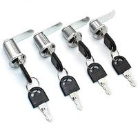 Serratura a camma, serratura di sicurezza for cassetta postale, a 4 pezzi 16/20/25/30mm 8 chiavi a sicura Porta 'ufficio Armadio Scatola Lettera Guardaroba Armadietto for cassetti(30mm)