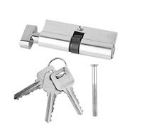 Serratura a catena Serratura for porta in lega di alluminio Nucleo serratura Antifurto for uso domestico Anti-inceppamento Anti-perforazione Kit di regolazione chiave d'argento Strumento