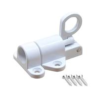 Serratura a catenaccio, Catenaccio scorrevole for porta, molla automatica con anello di trazione for cancello e finestra, multicolore(Wit)