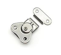 Serratura a catenaccio, Chiusure scorrevoli con fibbia for porta vintage a farfalla a molla in acciaio inossidabile for serrature for ante 'armadio Chiusura a levetta caricata, 7055BT(7051304)