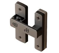 Serratura a catenaccio for interni, senza perforazione, for porta scorrevole del bagno, fibbia, scatto for, della stanza montata in superficie, vecchio stile(90-Black)