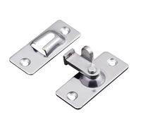 Serratura a catenaccio per porta fienile - Serratura portatile ad angolo retto di 90 gradi di sicurezza in metallo robusto | Fermaporta scorrevole per cassetti, armadi, barriere per animali dom