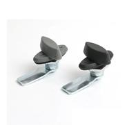 Serratura a cilindro con maniglia girevole MS 414 for cabinet, armadio di potenza, attrezzature, armadietto, serratura del telaio, 1 unità(Black)