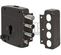 Cisa Serratura legno da applicare 56167 F/SAG M4 SCR+TRIP e.mm 63 SX non elettrica