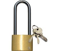 Serratura a cilindro Lucchetto con chiave a forma di U a trave lunga, serratura in ottone, armadietti stoccaggio for magazzino(35x81.5mm)