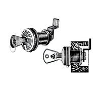 Serratura a cilindro ottone nichelato - 1 PZ Osculati - 38.131.70 - 3813170