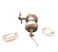 Serratura a Cilindro per Mobili Pomolo Armadi a Parete Cromo Satinato E 60 SIS