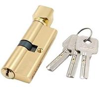 Serratura a cilindro per porte, 1 set serratura for porta in metallo antifurto da 70 mm con 3 chiavi for sicurezza domestica, camera da letto, interni