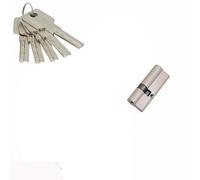 Serratura a cilindro per porte, Sostituzione del nucleo della serratura cilindro porta in PVC for interni, camera da letto, chiave eccentrica(100-45-55mm)