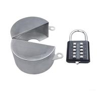 Serratura a codice per rubinetto dell'acqua da giardino e bavaglino in metallo resistente alla ruggine e agli atti vandalici, si adatta alla maggior parte dei rubinetti standard