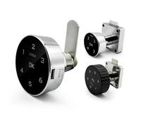 Serratura a combinazione elettronica per porta armadio in ferro, serratura for cassetta postale, serratura con tre serrature intrecciate for cassetto, 1 pezzo(139-22-6-P)