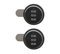 Serratura a combinazione for cassetta postale, serratura a camma con codice in lega da 2 pezzi, armadietto for senza chiave, nero