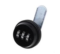 Serratura a combinazione for cassetta postale, serrature for cassetti in lega di zinco a codice meccanico Mobili sicurezza for ufficio, casa(Black)