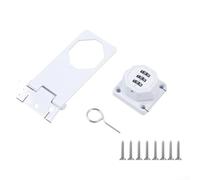 Serratura a combinazione in lega di zinco per armadi e frigoriferi, sistema di bloccaggio con codice personalizzato per la sicurezza personale in casa o sul posto di lavoro (bianco)