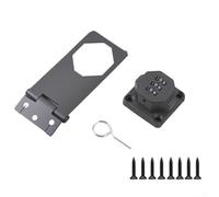 Serratura a combinazione in lega di zinco per armadi e frigoriferi Sistema di blocco con codice personalizzato per la sicurezza personale in casa o sul posto di lavoro (grigio)