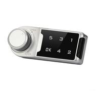 Serratura a combinazione rotativa con touchscreen per cassette postali e porte di ingresso, sensore magnetico integrato autobloccante e funzione di blocco allarme a 4 tentativi (orizzontale 30 mm)