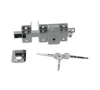 Serratura a croce per porte esterne, serratura meccanica antifurto con copertura in lega di zinco e nucleo in rame, bullone in ferro per porte in legno, ferro e (2009CR per - sinistra)