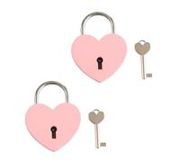 Serratura a Cuore Lucchetto,2 pezzi lucchetto dell'amore Lucchetto a forma di cuore con chiave Mini Lucchetto in Metallo per San Valentino,matrimonio,anniver