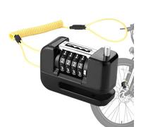 Serratura a disco per moto, Smart Disc Brems Lock, ad alte prestazioni, 4 cifre, serratura di sicurezza affidabile per biciclette, motociclette, e-bike, R