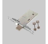 SERRATURA A DOPPIA MAPPA PER PORTE IN FERRO FEB E70 scatola 168x81 mm