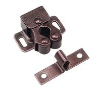 Serratura a doppio rullo Hardwar - Chiusura per porta dell'armadio, serratura per porta del cassetto in metallo | Chiusura per mobili a doppio rullo | Fibbia per porta a ventosa per armadio per cucina