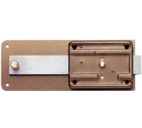 SERRATURA A FERROGLIETTO MM. 50 AD APPLICARE CILINDRO FISSO 315 ISEO PORTE IN FE