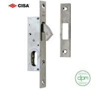 Serratura a Gancio Cisa 45010-16-0 Montante a Infilare Cilindro Ovale E.16 F.20